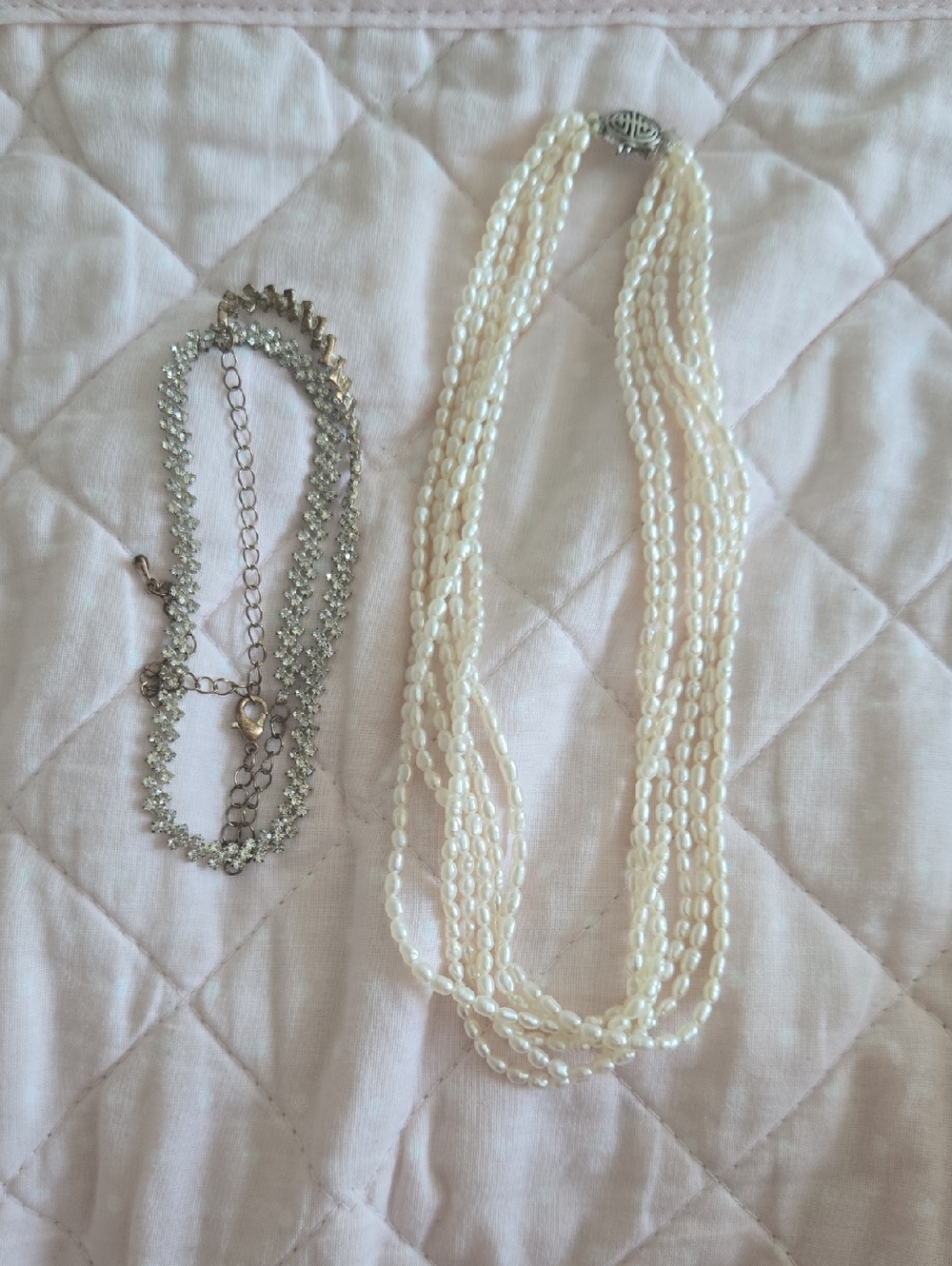 Multi-Strand Cultured Pearl Necklace in White